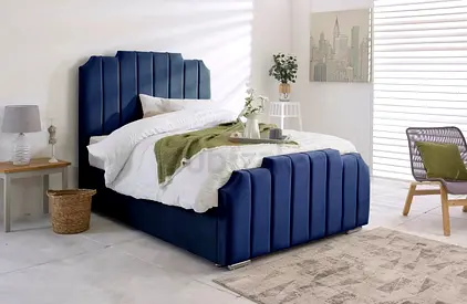 Brand New Stylish Navy Blue Bed