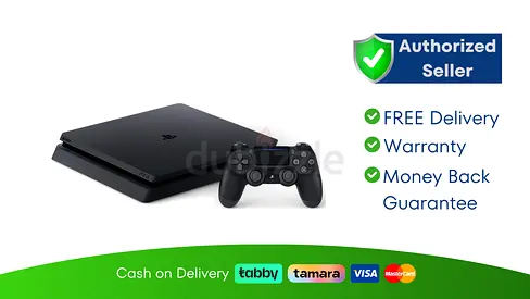 Sony PlayStation 4 - Slim - Black - 500GB - New | Warranty | FREE Delivery | SHJ4546