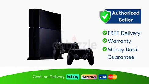 Sony PlayStation 4 - Fat - Black - 500GB - 2 Controller - New | Warranty | FREE Delivery | SHJ5445