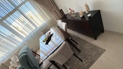 Elegant Dining Set and Chic Decor