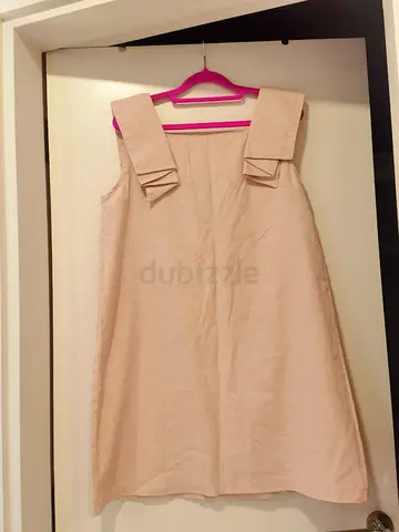 Chic Elegant Sleeveless Dress 100% linen