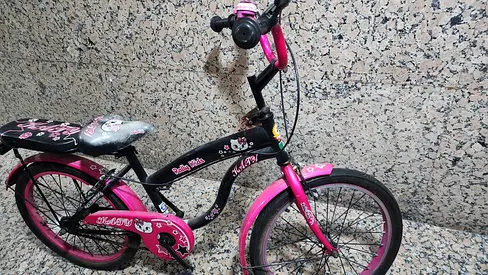 Kids Pink and Black Bicycle for Sale