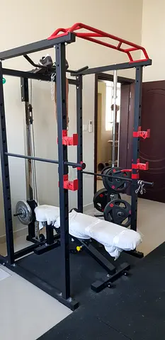 Home Gym Power Rack and Weight Set