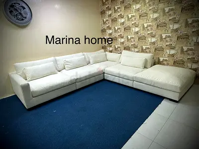 Selling marina home modular sofa with footstool