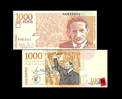 Colombian 1000 Mil Pesos Note - Rare Collectible