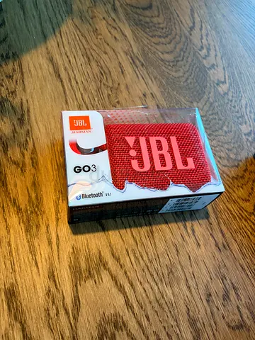 Brand new JBL GO3 Portable Bluetooth Speaker - Red