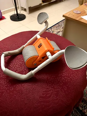 Wide Ab Roller with Support Handles | Core  Abs Trainer