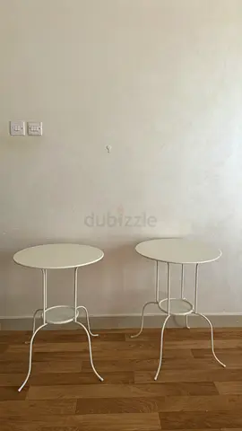 2 Elegant White Side Tables - Perfect for Any Room - ikea nightstand