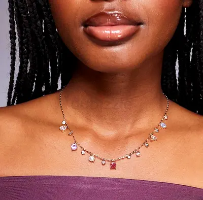 ALDO Elegant Multi-Color Stone Necklace