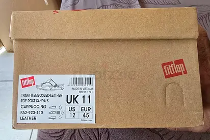 FitFlop Trakk II Embossed-Leather Sandals