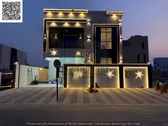 Villa for sale, including registration and ownership fees, on the main street, ready to move in, in