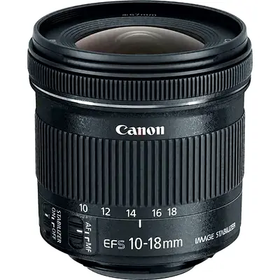 canon lens efs 10-18mm (wide angle lens)