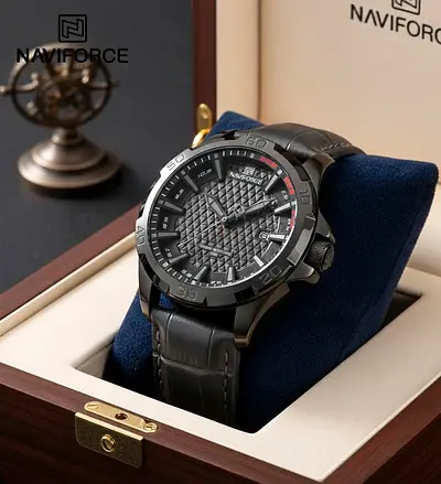 Stylish NAVIFORCE Mens Watch in Elegant Box