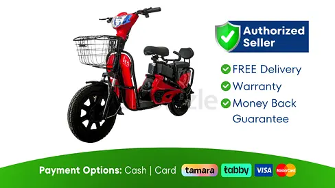 Electric Scooter M1 by Wind Horse - Red -- Brand New | 1 Year Warranty | FREE Delivery | SHJ654