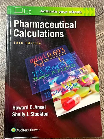 Pharmaceutical Calculations, 15th Edition