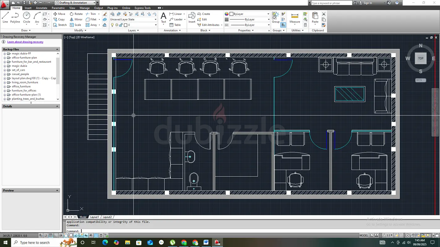 AutoCad Drawings For interior design 3D Max government and mall ...