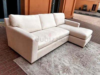 Selling Axis feather 🪶 filled Cratebarrel L shape sofa