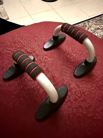 Push-Up Bars + Doorway Sit-Up Bar | Home Workout Equipment