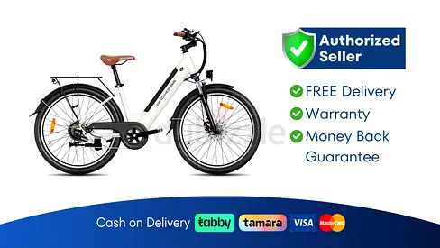 Electric Scooter F2 White by Wind Horse - Brand New | 1 Year Warranty | FREE Delivery | AD54891