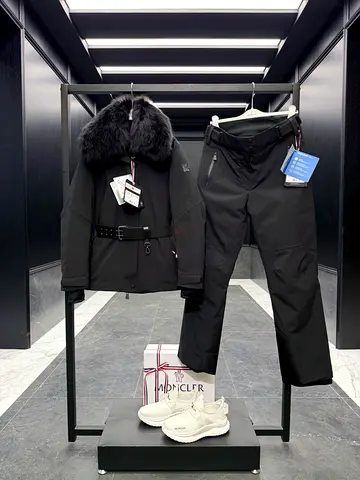 Moncler Winter Outfit with Jacket, Pants, and Sneakers