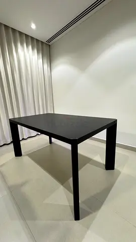 Wooden Black Dining Table