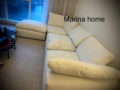 Selling marina home white luscious sofa