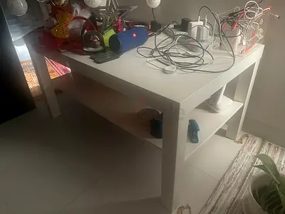 Stylish and Practical White Table for Sale