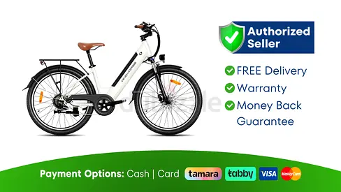 Electric Scooter F2 White by Wind Horse - Brand New | 1 Year Warranty | FREE Delivery | SHJ564