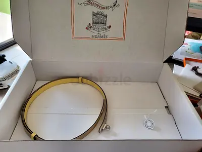Preowned Authentic Hermes Kelly Belt
