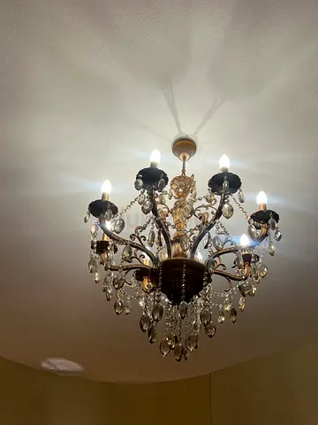 Two Golden Chandelier