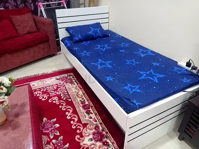 2 Single Beds with Mattress - Strong And Clean Condition