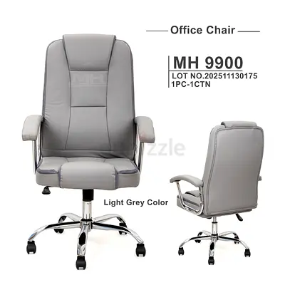 Comfortable Light Grey Office Chair for Sale
