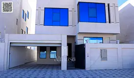Modern corner villa for sale in Al Yasmeen area, Ajman. Excellent location opposite the mosque. Two