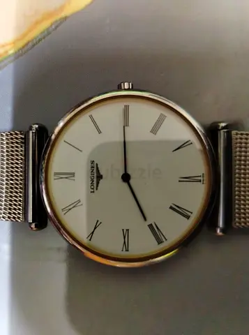 Elegant Longines Watch with Roman Numerals