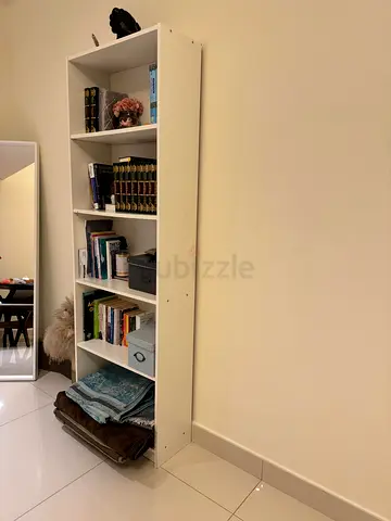 Modern White Bookcase for Sale