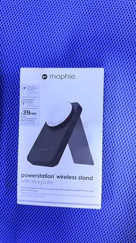 mophie Powerstation Wireless Stand with MagSafe – 10,000mAh Fast Charging