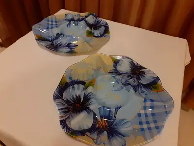 URGENT SALE: 4 Sections Glass Plate