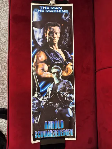 Arnold Schwarzenegger  original paper Collectible Poster 38inch x 11.5inch