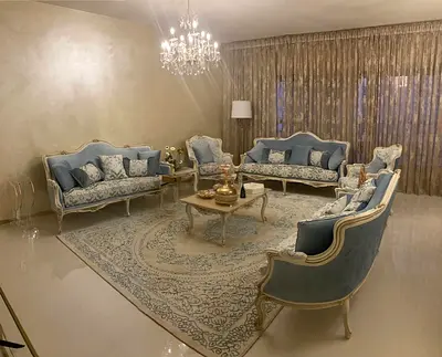 Elegant Living Room Furniture Set classic modern set .. Damietta Wooden original customized ..