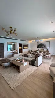 One of the most luxurious apartments for sale with a private beach and a back view in Al Khan