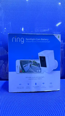 Ring Spotlight Cam Battery – Wire-Free Outdoor Security (1080p HD)