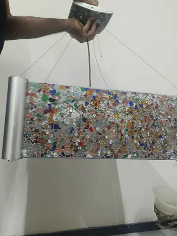 Colorful elegant Mosaic Wall Hanging Light