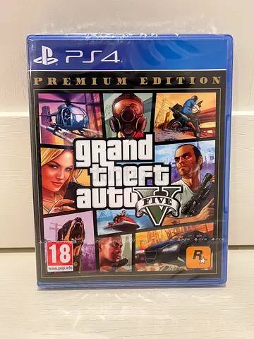 New Grand Theft Auto V 5 Premium Edition PS4 Sony Incl GTA 5 Online UK PAL Game