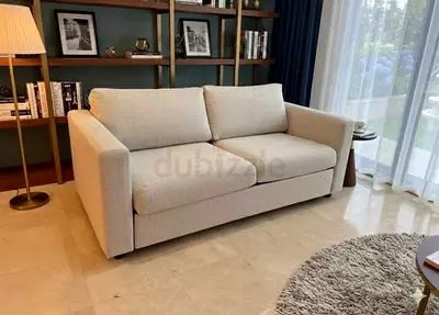 Comfortable Cream Sofa bed ikea vimle