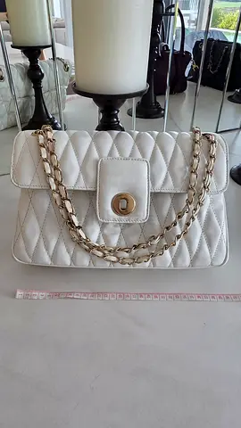 Leather White Bag
