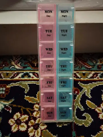 URGENT SALE: Pill box organizer