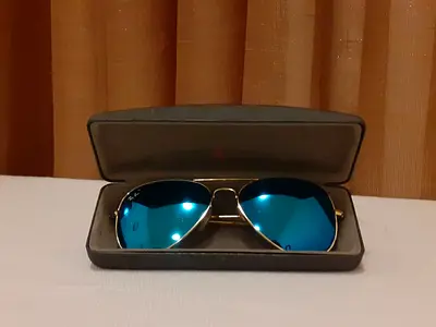 Vintage Rayban Blue Aviator Glasses
