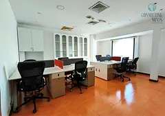 Affordable &amp; Quiet Private Office Space | Fully Furnished | Al Garhoud | Metro Access
