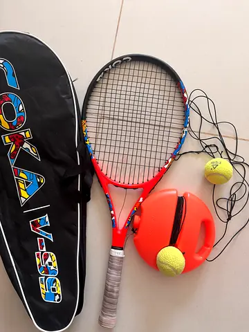 Tennis Racket with Balls and Bag training equipment for beginners for Sale