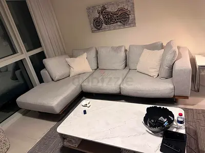 Looks great Condition West Elm New Port L Shape Sofa